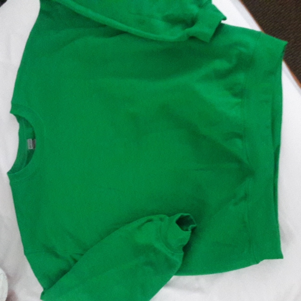 Gildan Kelly green sweatshirt